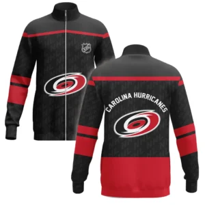 Carolina Hurricanes Stand Collar Jacket NHL 2025 For Fan Carolina Hurricanes HVN1053CAR060625SCJ