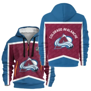 Colorado Avalanche Hoodie Half Zipper NHL 2025 For Fan Colorado Avalanche HVN1053COL060625HODZ