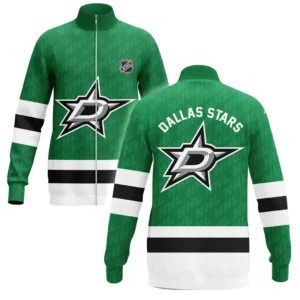 Dallas Stars Stand Collar Jacket NHL 2025 For Fan Dallas Stars HVN1053DAL060625SCJ