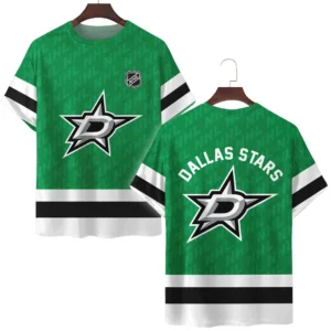 Dallas Stars T-Shirt NHL 2025 For Fan Dallas Stars HVN1053DAL060625TS3D