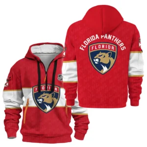 Florida Panthers Hoodie Half Zipper NHL 2025 For Fan Florida Panthers HVN1053FLA060625HODZ