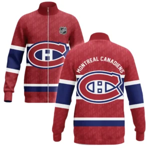 Montreal Canadiens Stand Collar Jacket NHL 2025 For Fan Montreal Canadiens HVN1053MTL060625SCJ
