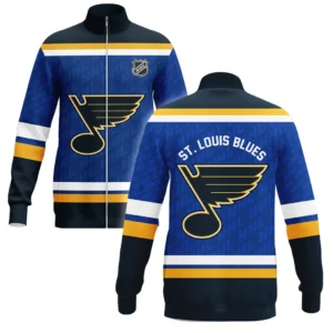 St. Louis Blues Stand Collar Jacket NHL 2025 For Fan St. Louis Blues HVN1053STL060625SCJ