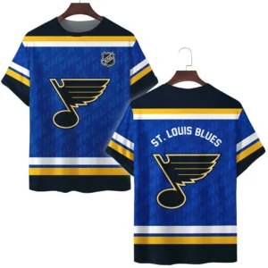 St. Louis Blues T-Shirt NHL 2025 For Fan St. Louis Blues HVN1053STL060625TS3D