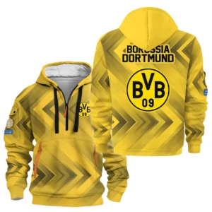 Borussia Dortmund Hoodie Half Zipper Club WC 2025 For Fan Borussia Dortmund HVN1064BD061425HODZ