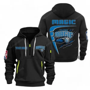 Orlando Magic NBA Hoodie Half Zipper NBA07010224909, Gift For Fan Orlando Magic - Black