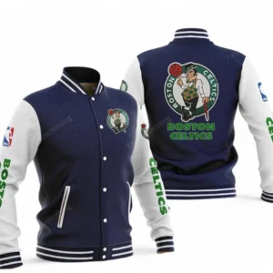 Boston Celtics NBA Baseball Jacket NBA09010625112, Gift For Fan Boston Celtics - Navy