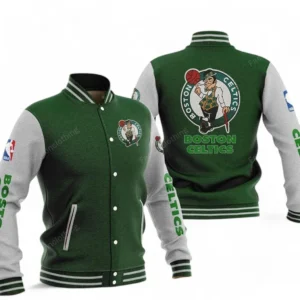 Boston Celtics NBA Baseball Jacket NBA09010625112, Gift For Fan Boston Celtics - Green