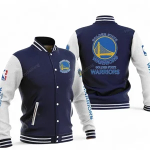 Golden State Warriors NBA Baseball Jacket NBA09010625120, Gift For Fan Golden State Warriors - Navy