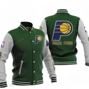 Indiana Pacers NBA Baseball Jacket NBA09010625122, Gift For Fan Indiana Pacers - Green