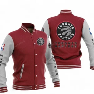 Toronto Raptors NBA Baseball Jacket NBA09010625138, Gift For Fan Toronto Raptors - Dark Red