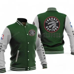 Toronto Raptors NBA Baseball Jacket NBA09010625138, Gift For Fan Toronto Raptors - Green