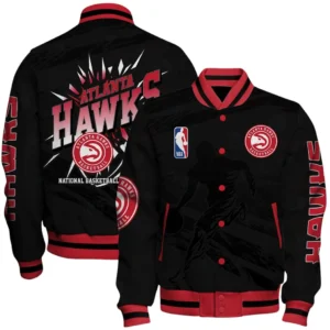 Atlanta Hawks  Baseball Jacket NBA74170125027- Gift For Fan Atlanta Hawks  -Baseball Jacket