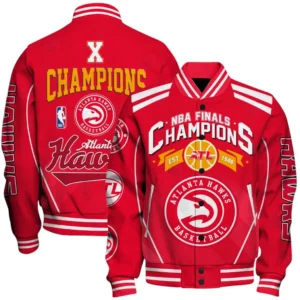 Atlanta Hawks  Baseball Jacket NBA74170125121- Gift For Fan Atlanta Hawks  -Baseball Jacket