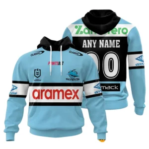 Cronulla Sharks Custom Hoodie, All Over Print Hoodie NRL101060925562