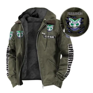 New Zealand Warriors Hooded And Flannel Hoodie, Gift For New Zealand Warriors Fan NRL104060925341 - Green