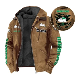 South Sydney Rabbitohs Hooded And Flannel Hoodie, Gift For South Sydney Rabbitohs Fan NRL104060925342 - Camel