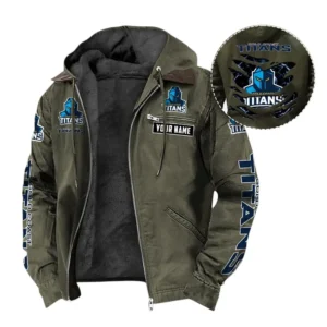 Gold Coast Titans Hooded And Flannel Hoodie, Gift For Gold Coast Titans Fan NRL104060925349 - Green