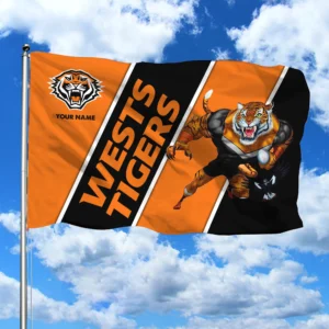 Wests Tigers 3D House Flags NFL, Gift For Wests Tigers Fan NRL105061225456