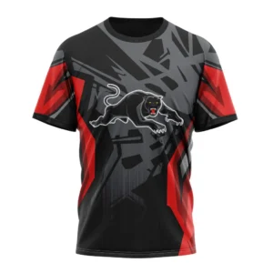 Penrith Panthers NRL T-Shirt 3D Print, Personalize Name and Number NRL108061625789