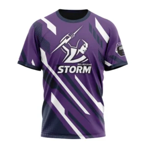 Melbourne Storm NRL T-Shirt 3D Print, Personalize Name and Number NRL108061625798