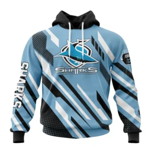 Cronulla-Sutherland Sharks NRL Hoodie 3D Print, Personalize Name and Number NRL108061625799