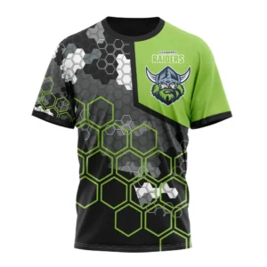 Canberra Raiders NRL T-Shirt 3D Print, Personalize Name and Number NRL108061625802