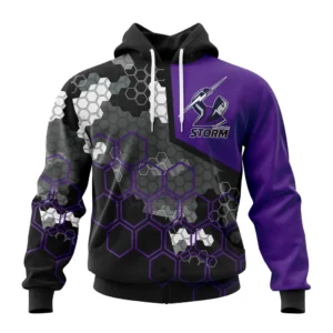 Melbourne Storm NRL Hoodie 3D Print, Personalize Name and Number NRL108061625813
