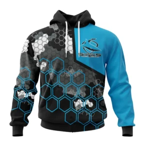 Cronulla-Sutherland Sharks NRL Hoodie 3D Print, Personalize Name and Number NRL108061625814