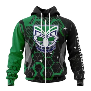 New Zealand Warriors NRL Zipper Hoodie 3D Print, Personalize Name and Number NRL108061625818