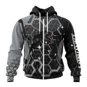 Penrith Panthers NRL Zipper Hoodie 3D Print, Personalize Name and Number NRL108061625821