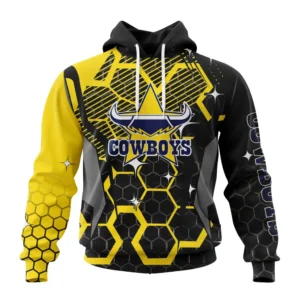 North Queensland Cowboys NRL Hoodie 3D Print, Personalize Name and Number NRL108061625823