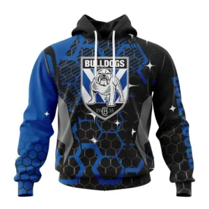 Canterbury-Bankstown Bulldogs NRL Hoodie 3D Print, Personalize Name and Number NRL108061625830