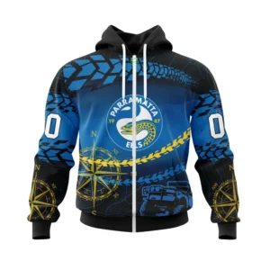 Parramatta Eels NRL Zipper Hoodie 3D Print, Personalize Name and Number NRL108061625844