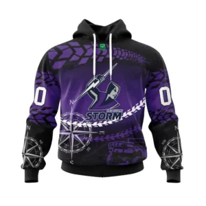 Melbourne Storm NRL Hoodie 3D Print, Personalize Name and Number NRL108061625851