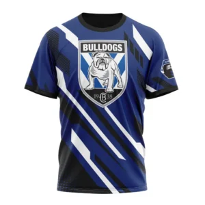 Canterbury-Bankstown Bulldogs NRL T-Shirt 3D Print, Personalize Name and Number NRL108061625858