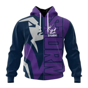 Melbourne Storm NRL Hoodie 3D Print, Personalize Name and Number NRL108061625885