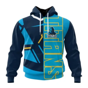 Gold Coast Titans NRL Hoodie 3D Print, Personalize Name and Number NRL108061625887