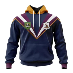 Melbourne Storm Retro NRL Hoodie 3D Print, Personalize Name and Number NRL108061625904