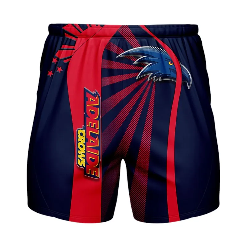 Adelaide Crows Beach Shorts 3D Print, All Over Print Hawaiian Shorts Adelaide Crows AFL127062125678