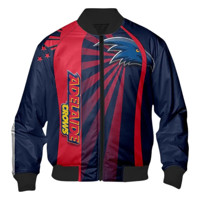 Adelaide Crows Bomber Jacket 3D Print, All Over Print Bomber Jacket Adelaide Crows AFL127062125678