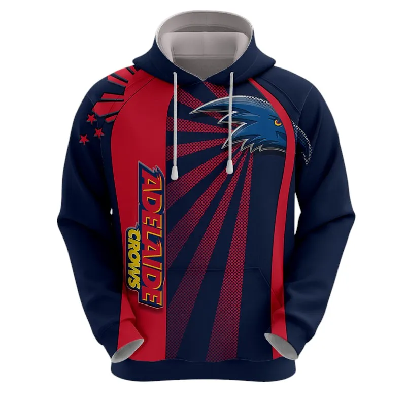 Adelaide Crows Hoodie 3D Print, All Over Print Hoodie Adelaide Crows AFL127062125678