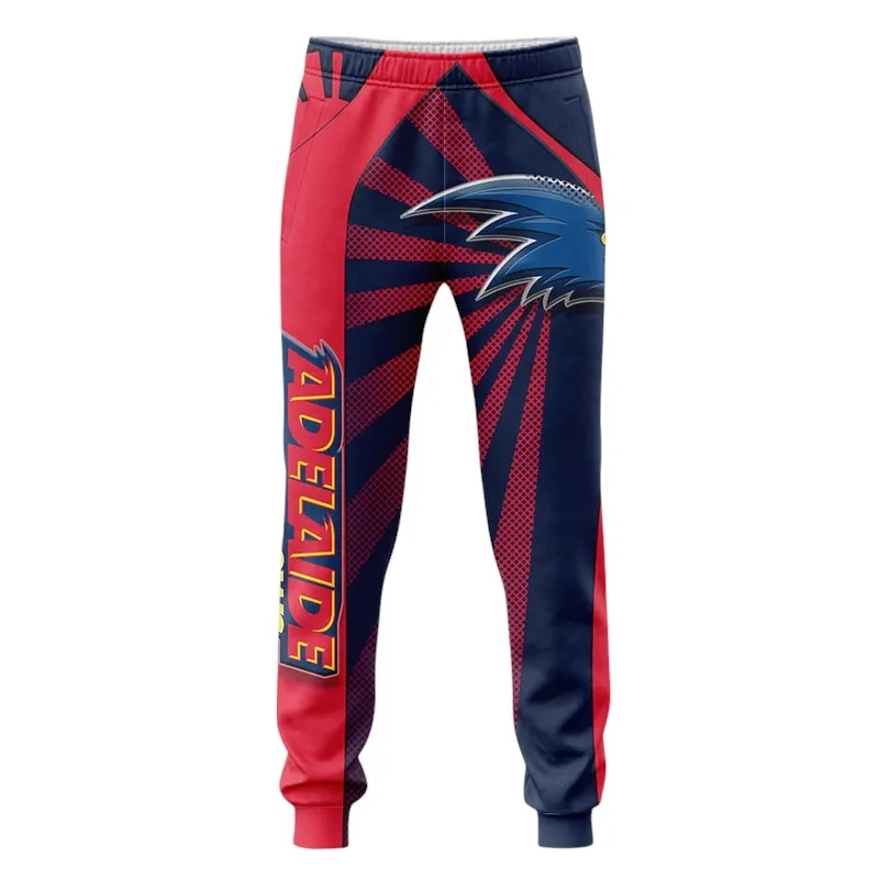 Adelaide Crows Sweatpants 3D Print, All Over Print Sweatpants Adelaide Crows AFL127062125678