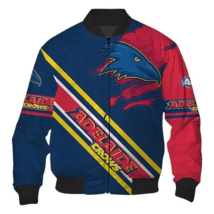 Adelaide Crows Bomber Jacket 3D Print, All Over Print Bomber Jacket Adelaide Crows AFL132062125444