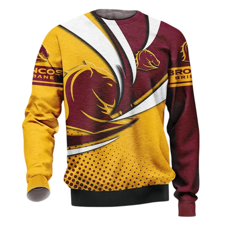 Brisbane Broncos Sweatshirt 3D Print, All Over Print Sweatshirt Brisbane Broncos NRL123062125792