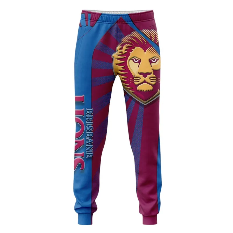 Brisbane Lions Sweatpants 3D Print, All Over Print Sweatpants Brisbane Lions AFL127062125669
