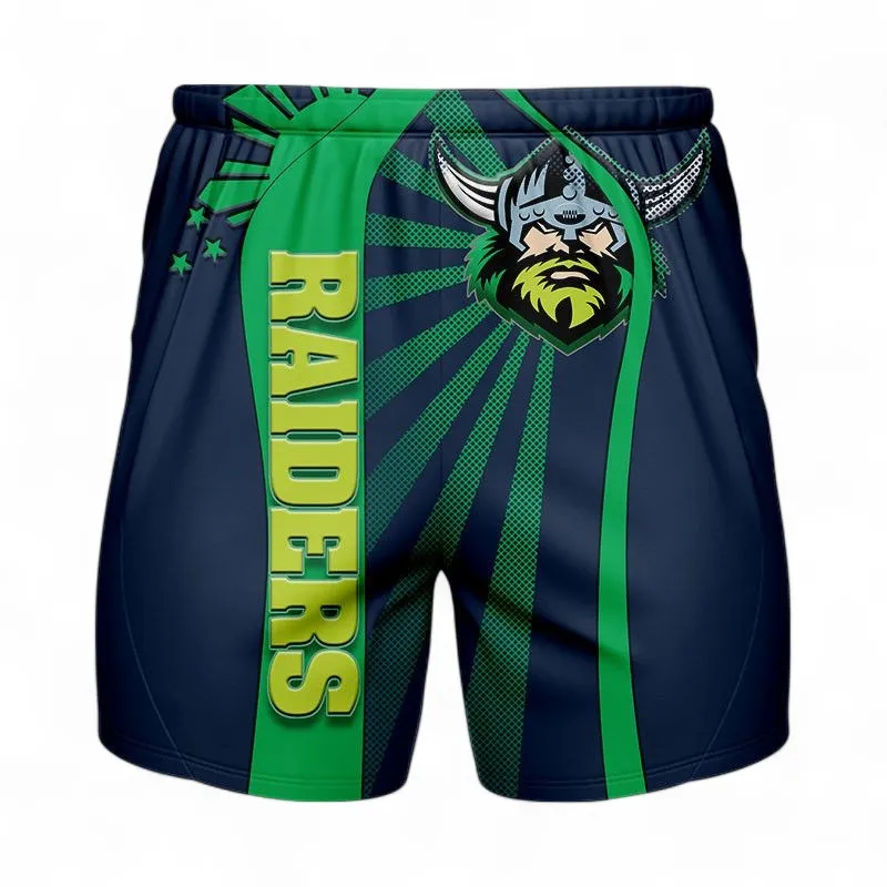 Canberra Raiders Beach Shorts 3D Print, All Over Print Hawaiian Shorts Canberra Raiders NRL122062125334