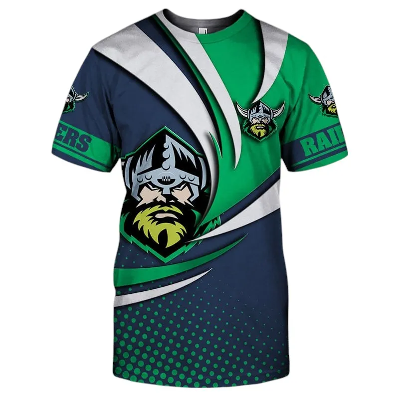 Canberra Raiders T-Shirt 3D Print, All Over Print T-Shirt Canberra Raiders NRL123062125787