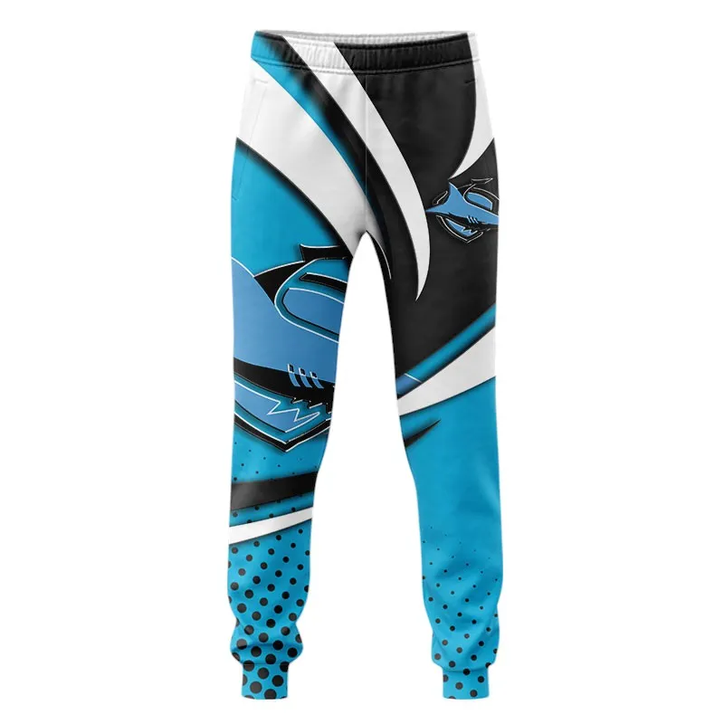 Cronulla Sharks Sweatpants 3D Print, All Over Print Joggers Cronulla Sharks NRL123062125779