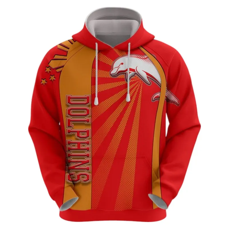 Dolphins Hoodie 3D Print, All Over Print Hoodie Dolphins NRL122062125337
